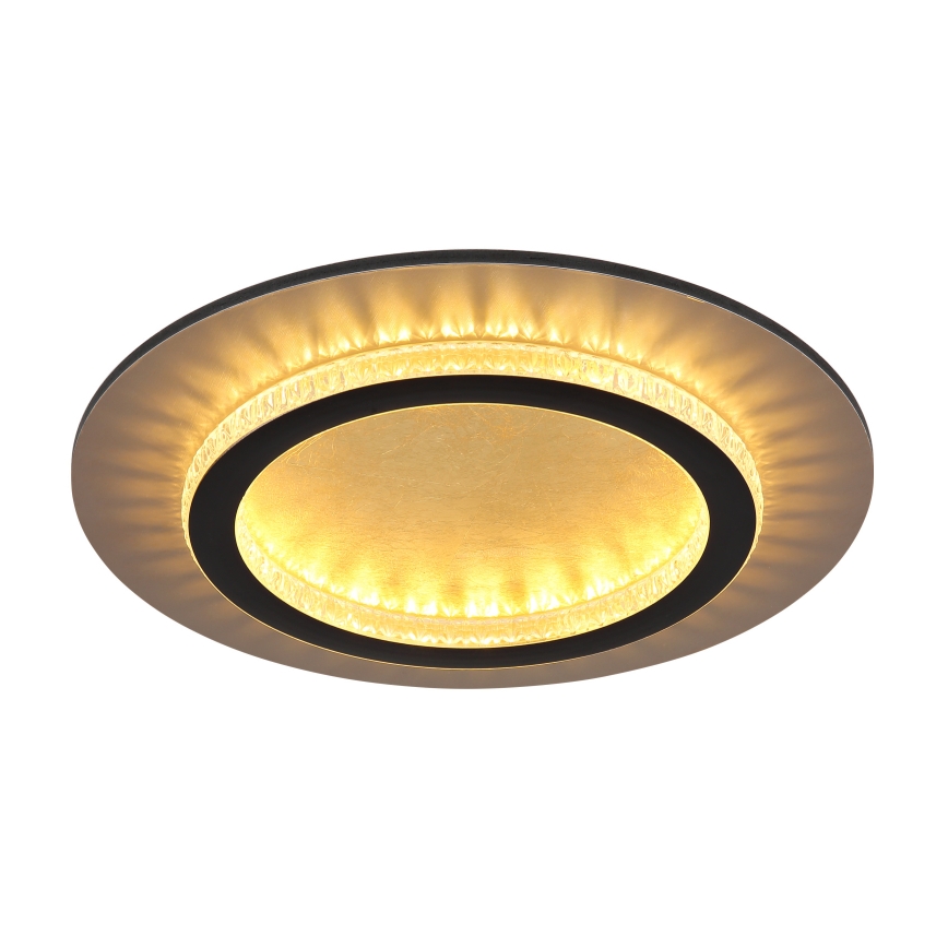 Globo - Plafón LED de techo 24W/230V 3000/4000/6500K Ø 35 cm negro