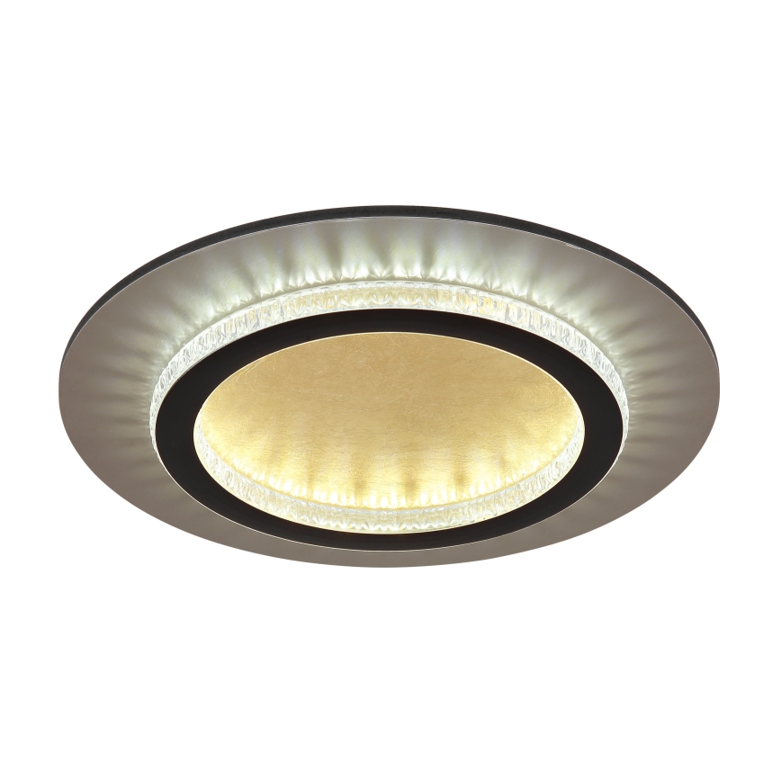 Globo - Plafón LED de techo 24W/230V 3000/4000/6500K Ø 35 cm negro