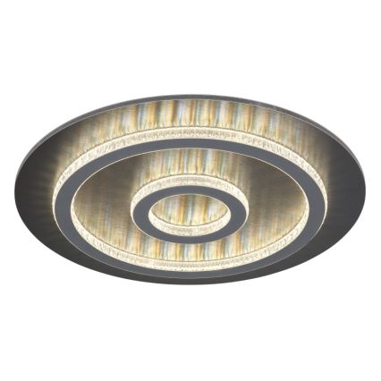 Globo - Lámpara de techo LED regulable LED/40W/230V 3000-6500K Ø 45 cm antracita + mando a distancia