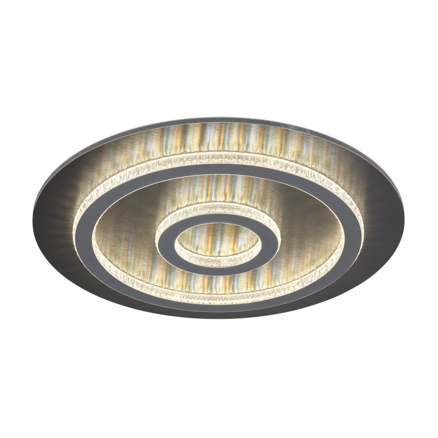 Globo - Lámpara de techo LED regulable LED/40W/230V 3000-6500K Ø 45 cm antracita + mando a distancia