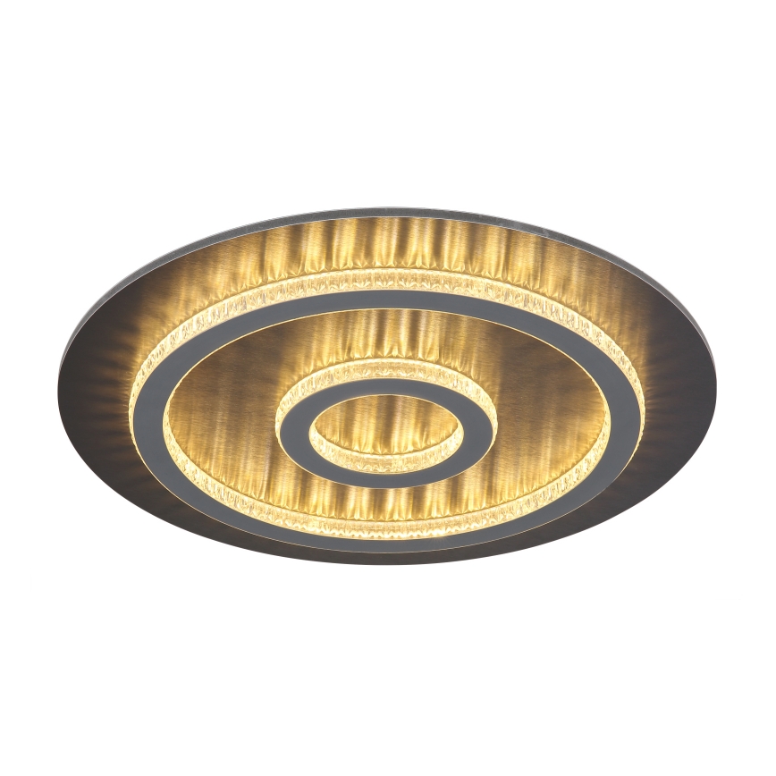Globo - Lámpara de techo LED regulable LED/40W/230V 3000-6500K Ø 45 cm antracita + mando a distancia