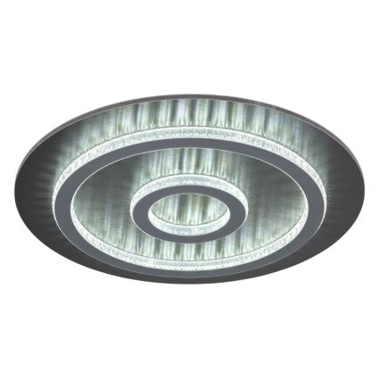 Globo - Lámpara de techo LED regulable LED/40W/230V 3000-6500K Ø 45 cm antracita + mando a distancia