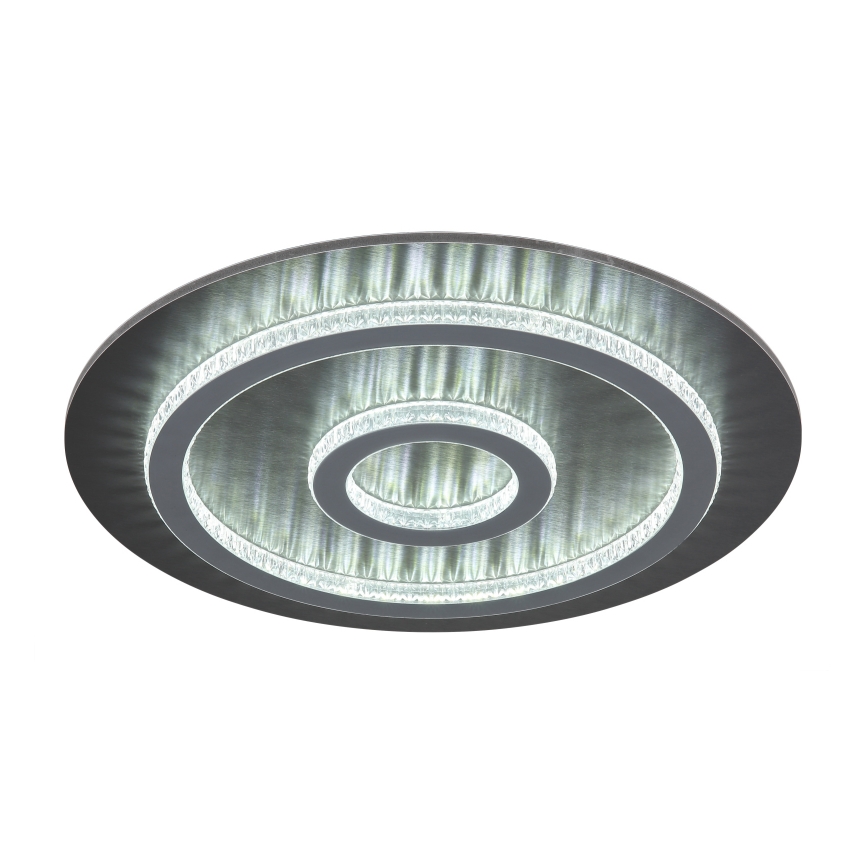 Globo - Lámpara de techo LED regulable LED/40W/230V 3000-6500K Ø 45 cm antracita + mando a distancia