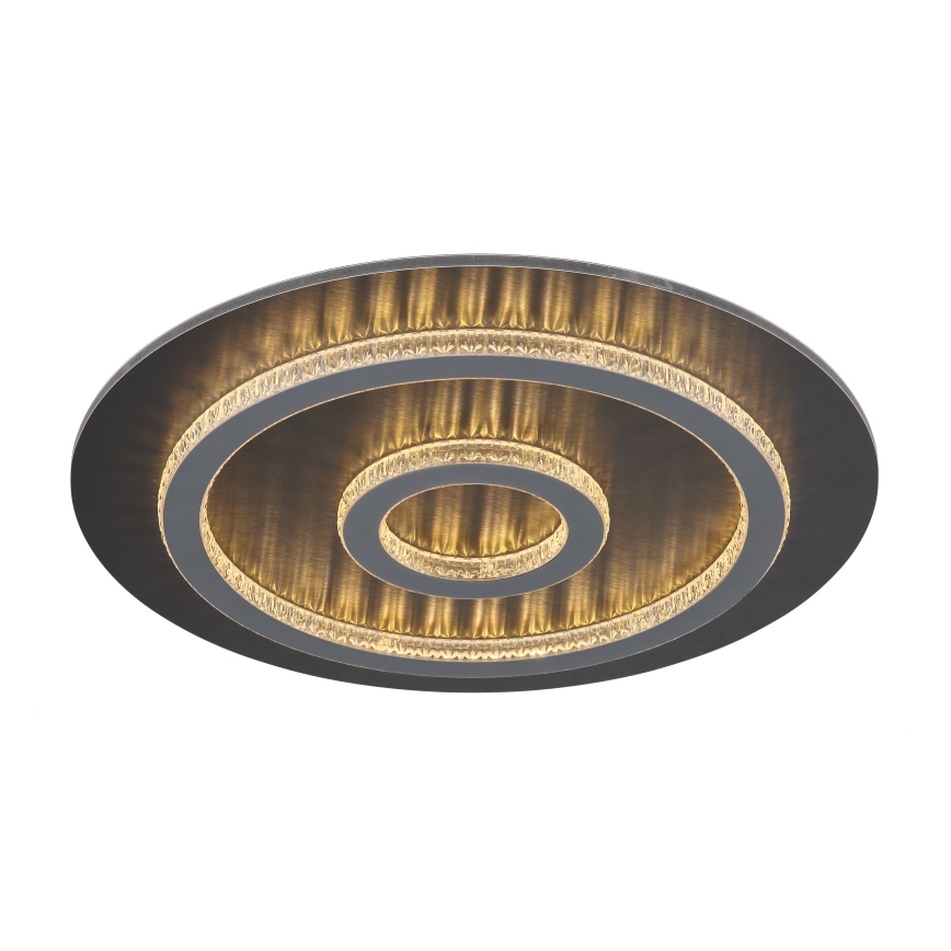 Globo - Lámpara de techo LED regulable LED/40W/230V 3000-6500K Ø 45 cm antracita + mando a distancia