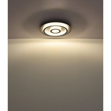 Globo - Lámpara de techo LED regulable LED/40W/230V 3000-6500K Ø 45 cm antracita + mando a distancia