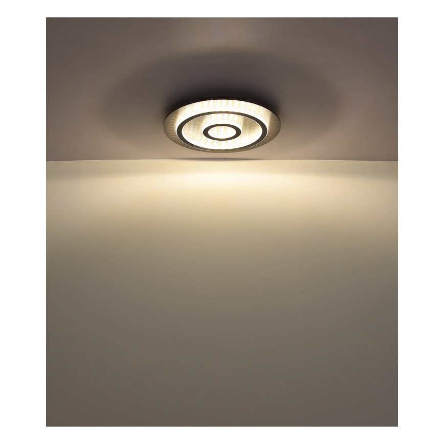 Globo - Lámpara de techo LED regulable LED/40W/230V 3000-6500K Ø 45 cm antracita + mando a distancia