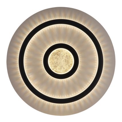 Globo - Lámpara de techo LED regulable LED/40W/230V 3000-6500K Ø 45 cm negra + mando a distancia