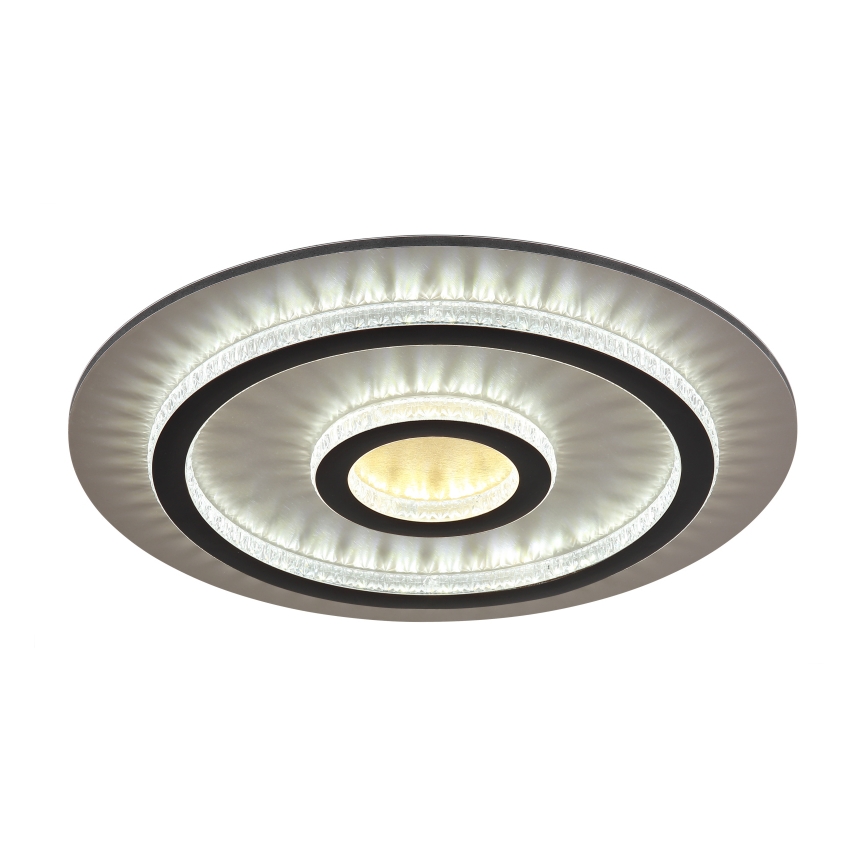 Globo - Lámpara de techo LED regulable LED/40W/230V 3000-6500K Ø 45 cm negra + mando a distancia