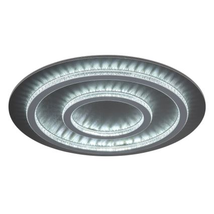 Globo - Lámpara de techo LED regulable LED/60W/230V 3000-6500K diámetro 55 cm antracita + control remoto