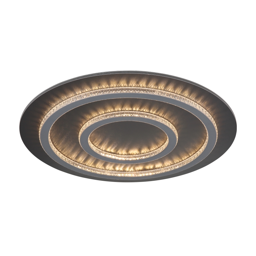 Globo - Lámpara de techo LED regulable LED/60W/230V 3000-6500K diámetro 55 cm antracita + control remoto