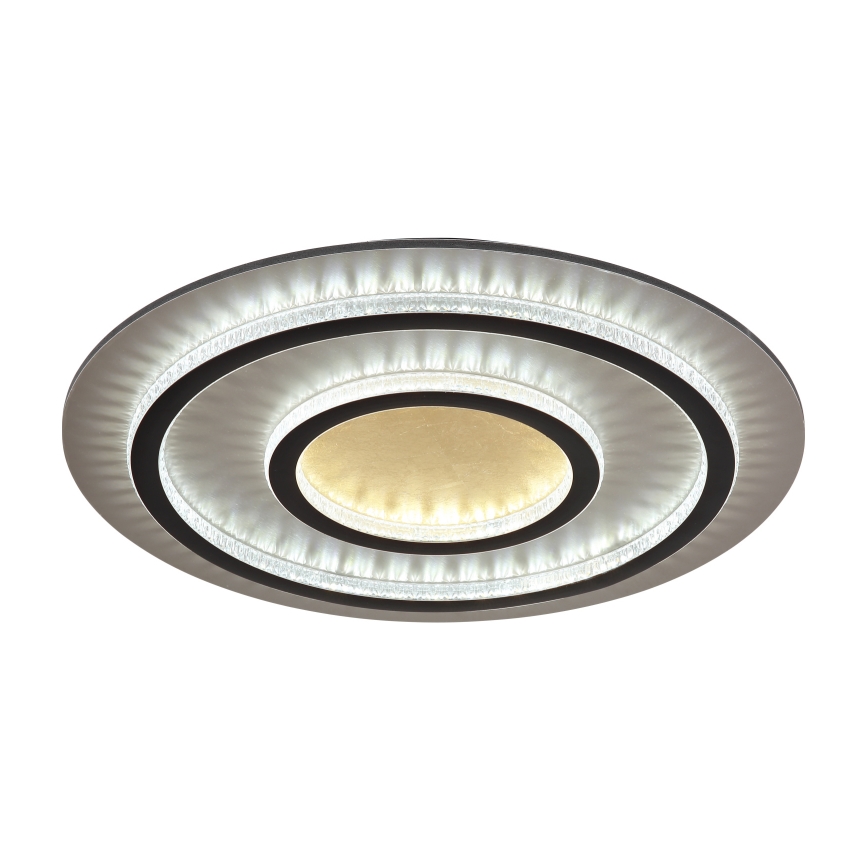 Globo - Luminaria de techo LED regulable LED/60W/230V 3000-6500K diámetro 55 cm negro + mando a distancia