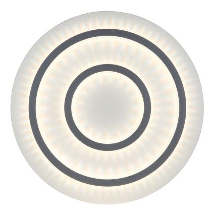 Globo - Plafón LED regulable LED/60W/230V 3000-6500K Ø 55 cm blanco + mando a distancia
