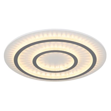 Globo - Plafón LED regulable LED/60W/230V 3000-6500K Ø 55 cm blanco + mando a distancia