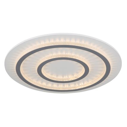 Globo - Plafón LED regulable LED/60W/230V 3000-6500K Ø 55 cm blanco + mando a distancia