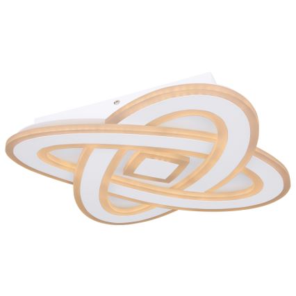 Globo - Lámpara de techo LED regulable LED/36W/230V 3000-6000K diámetro 50 cm blanca + mando a distancia