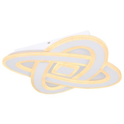 Globo - Lámpara de techo LED regulable LED/36W/230V 3000-6000K diámetro 50 cm blanca + mando a distancia