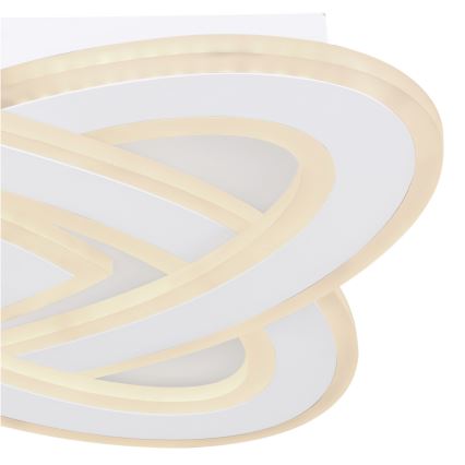 Globo - Lámpara de techo LED regulable LED/36W/230V 3000-6000K diámetro 50 cm blanca + mando a distancia