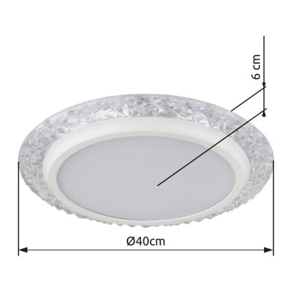 Globo - Plafón LED LED/22W/230V 3000K diá. 40 cm