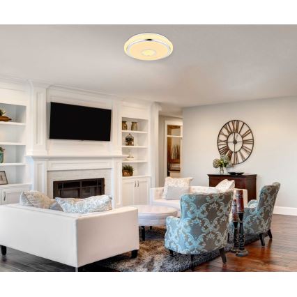 Globo - Lámpara de techo LED regulable LED/40W/230V 2700-6500K + mando a distancia