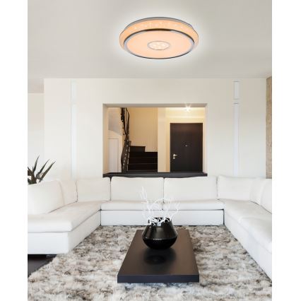 Globo - Lámpara de techo LED regulable LED/40W/230V 2700-6500K + mando a distancia