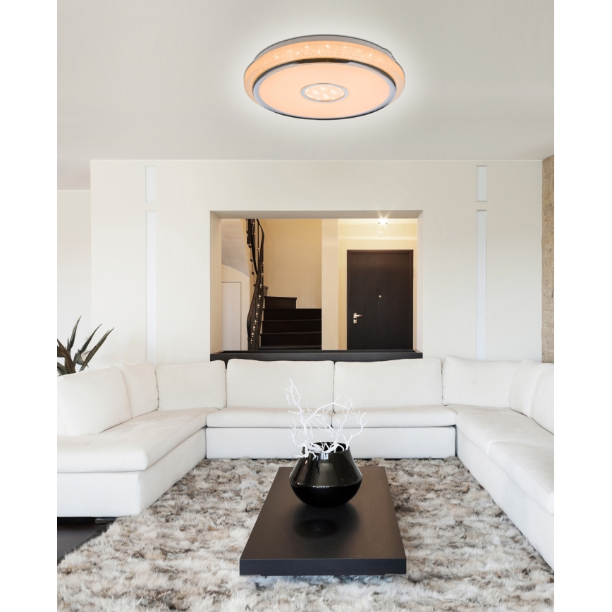 Globo - Lámpara de techo LED regulable LED/40W/230V 2700-6500K + mando a distancia