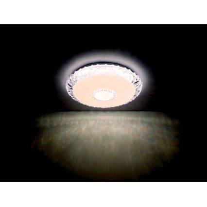 Globo - Lámpara de techo LED regulable LED/40W/230V 2700-6500K diámetro 50 cm Wi-Fi Tuya + mando a distancia
