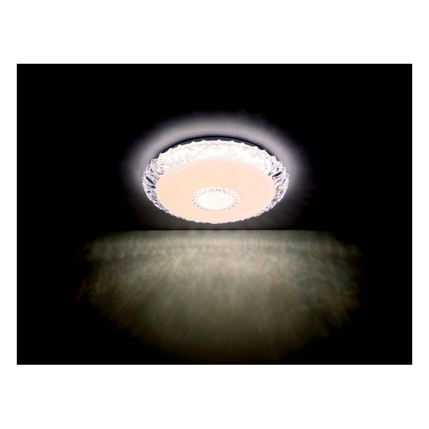 Globo - Lámpara de techo LED regulable LED/40W/230V 2700-6500K diámetro 50 cm Wi-Fi Tuya + mando a distancia