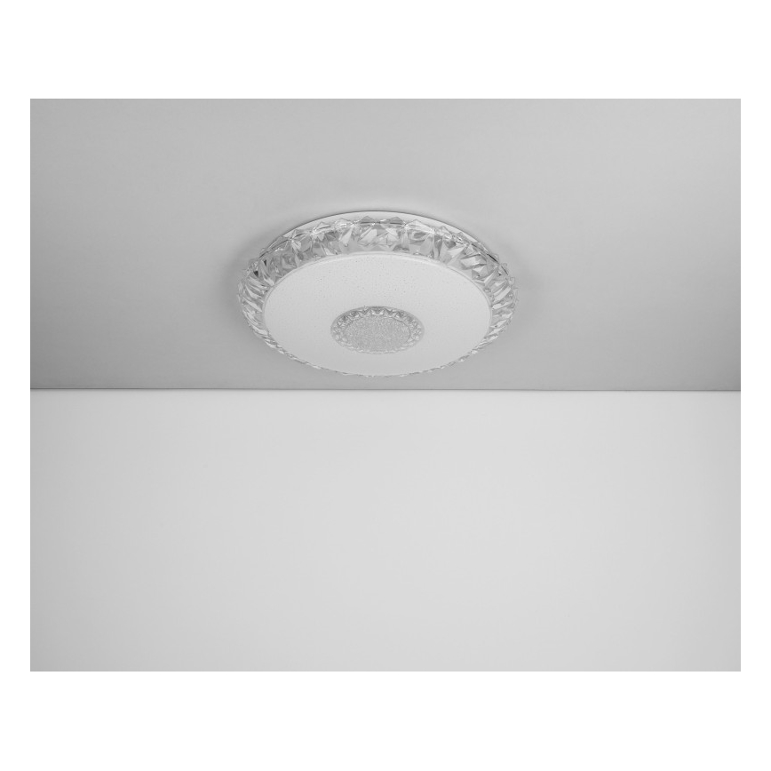 Globo - Lámpara de techo LED regulable LED/40W/230V 2700-6500K diámetro 50 cm Wi-Fi Tuya + mando a distancia