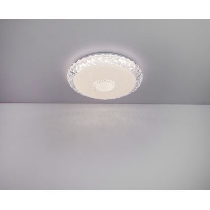 Globo - Lámpara de techo LED regulable LED/40W/230V 2700-6500K diámetro 50 cm Wi-Fi Tuya + mando a distancia