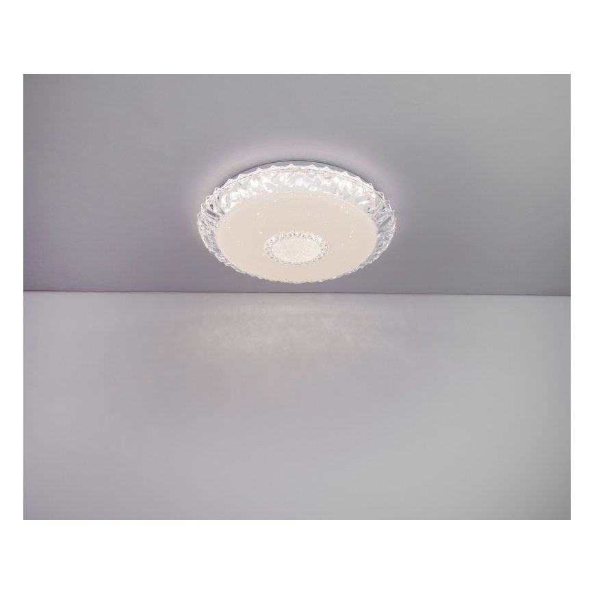 Globo - Lámpara de techo LED regulable LED/40W/230V 2700-6500K diámetro 50 cm Wi-Fi Tuya + mando a distancia