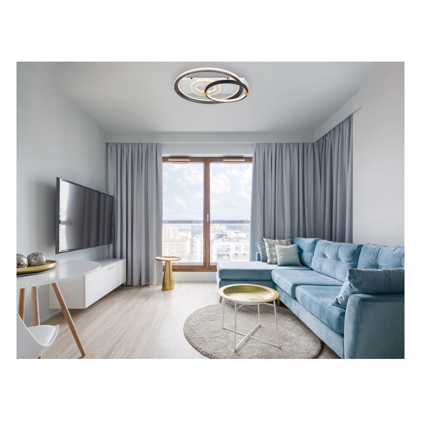 Globo 48459-46 - Plafón LED regulable ANI LED/46W/230V 2700-6000K 48x52 cm + control remoto