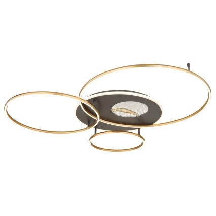 Globo - Lámpara de techo LED regulable LED/70W/230V 2700-6500K dorado + mando a distancia