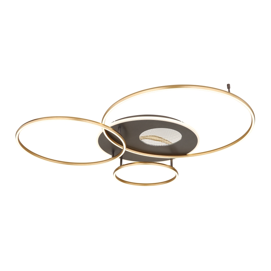 Globo - Lámpara de techo LED regulable LED/70W/230V 2700-6500K dorado + mando a distancia
