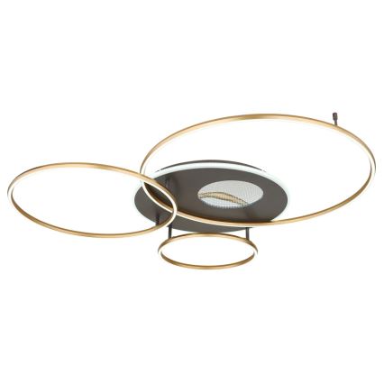 Globo - Lámpara de techo LED regulable LED/70W/230V 2700-6500K dorado + mando a distancia