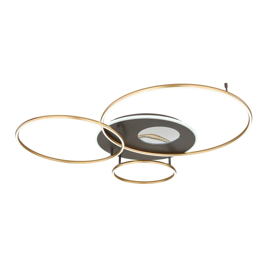 Globo - Lámpara de techo LED regulable LED/70W/230V 2700-6500K dorado + mando a distancia