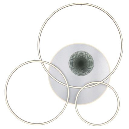 Globo - Lámpara de techo LED regulable LED/70W/230V 2700-6500K cromo mate + mando a distancia