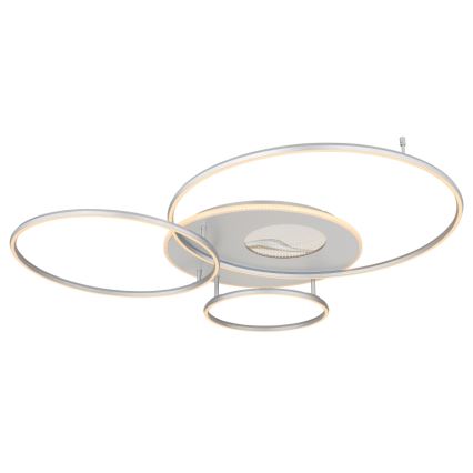 Globo - Lámpara de techo LED regulable LED/70W/230V 2700-6500K cromo mate + mando a distancia