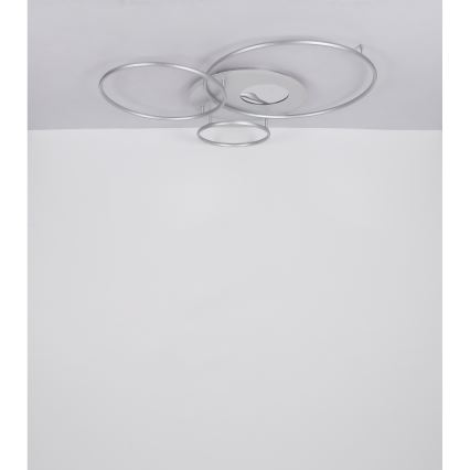 Globo - Lámpara de techo LED regulable LED/70W/230V 2700-6500K cromo mate + mando a distancia