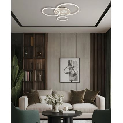 Globo - Luminaria de techo LED regulable LED/40W/230V 2700-6500K 70x80,7 cm + mando a distancia