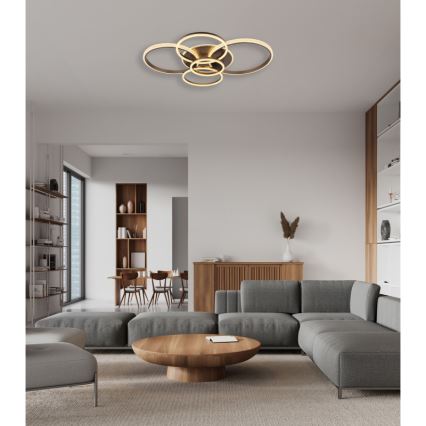 Globo - Plafón LED LED/70W/230V 3000K 88x110 cm antracita