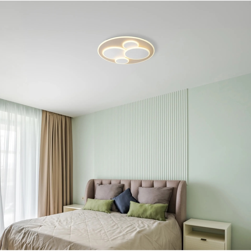 Globo - Lámpara de techo LED, 40 W, 230 V, 3000 K, Ø 49 cm