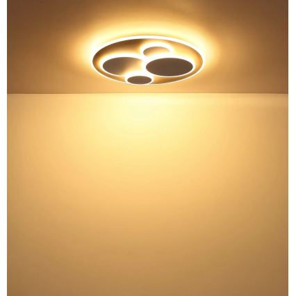 Globo - Lámpara de techo LED, 40 W, 230 V, 3000 K, Ø 49 cm