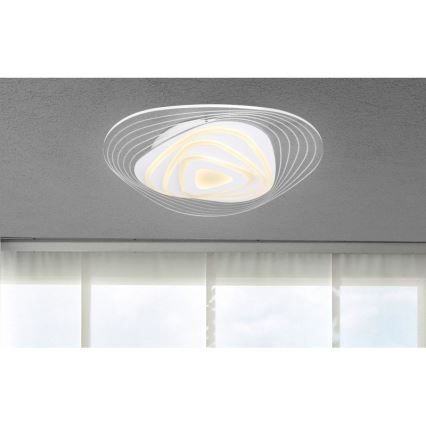Globo - Lámpara de techo LED regulable LED/40W/230V 3000-6500K 50,2x48,8 cm Wi-Fi Tuya + mando a distancia