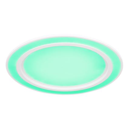 Globo - LED RGB Plafón regulable LED/15W/230V + LED/15W + control remoto