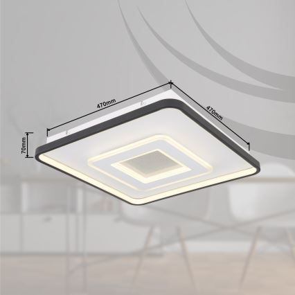 Globo - Plafón LED regulable LED/36W/230V 2700-6000K + control remoto