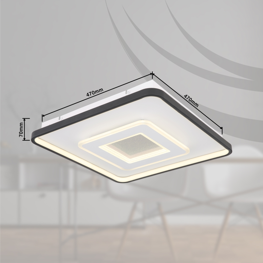 Globo - Plafón LED regulable LED/36W/230V 2700-6000K + control remoto