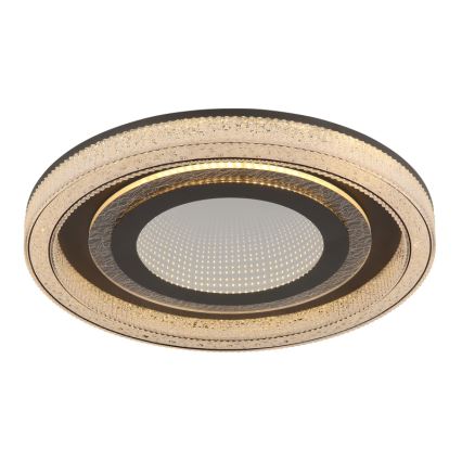 Globo - Lámpara de techo LED regulable LED/48W/230V 2700-6000K diámetro 48 cm antracita + mando a distancia