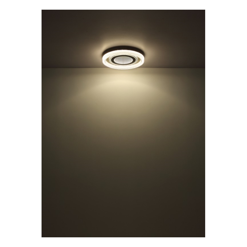 Globo - Lámpara de techo LED regulable LED/48W/230V 2700-6000K diámetro 48 cm antracita + mando a distancia