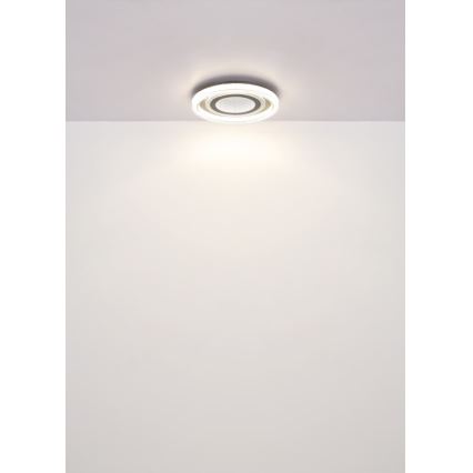 Globo - Lámpara de techo LED regulable LED/48W/230V 2700-6000K diámetro 48 cm antracita + mando a distancia