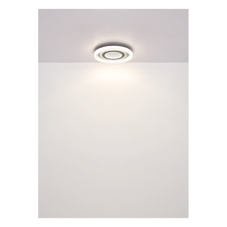 Globo - Lámpara de techo LED regulable LED/48W/230V 2700-6000K diámetro 48 cm antracita + mando a distancia
